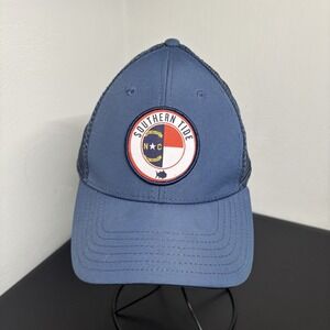 Southern Tide North Carolina Patch Performance Trucker Hat Blue‎ Adjustable NC